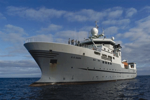 Figur 8.2 Forskningsfartøyet FF G.O. Sars.