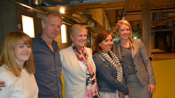 Four of the council’s members attended the press conference on Thursday 26 June. From the left: Elisabeth Sjaastad, Kai Robøle, Thorhild Widvey, Anne Gaathaug and Stine Helén Pettersen.