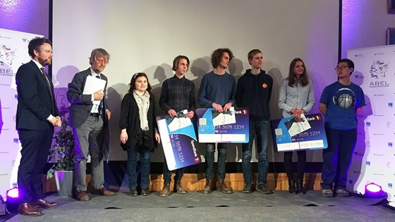 Bilde av alle finalistene i Abelkonkurransen