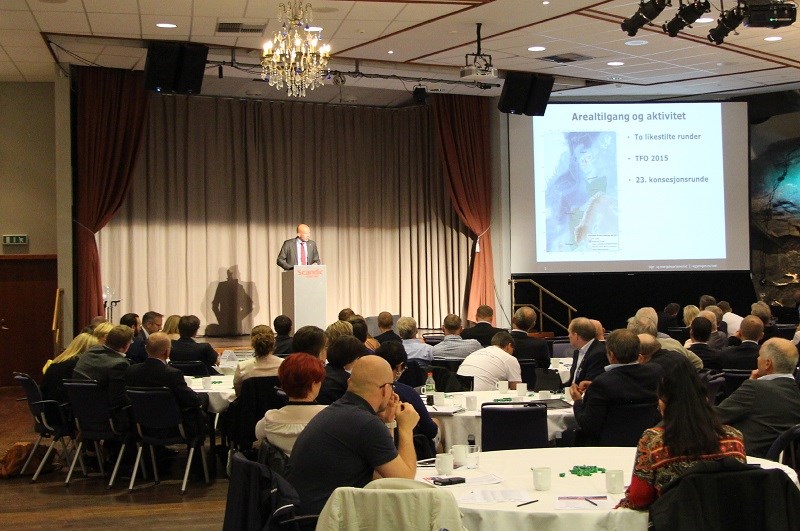 Olje- og energiminister Tord Lien på Arctic Race-konferansen