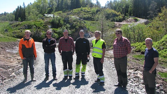 Sluttgodkjenning av skogsbilveien Jeleveien på Grøtteland i Flekkefjord og Kvinesdal kommuner.