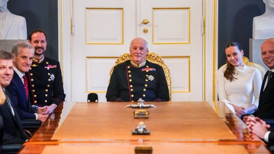 Statsråd på Det kongelige slott 21. januar 2022