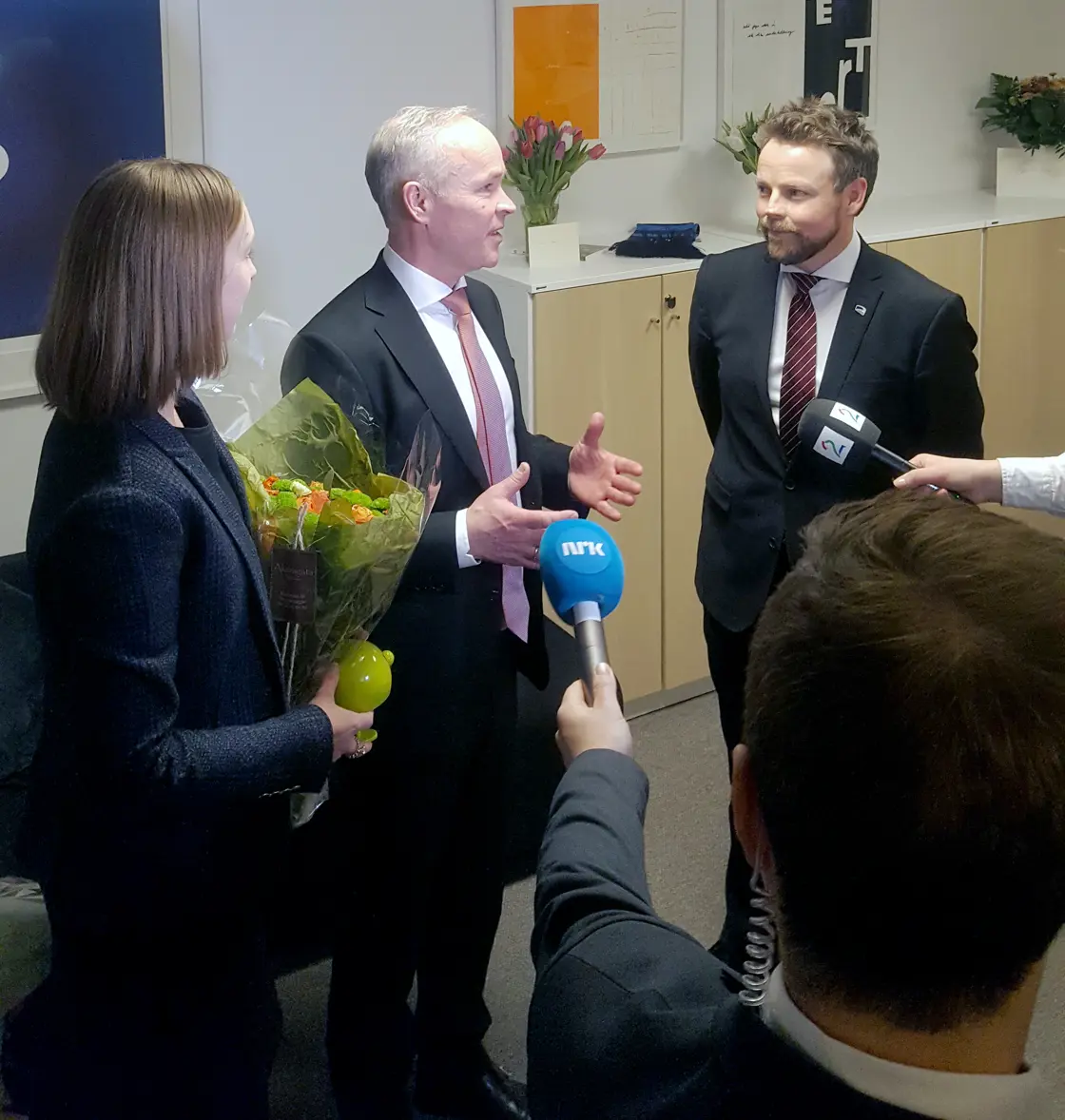 Bilde av de nye statsrådene