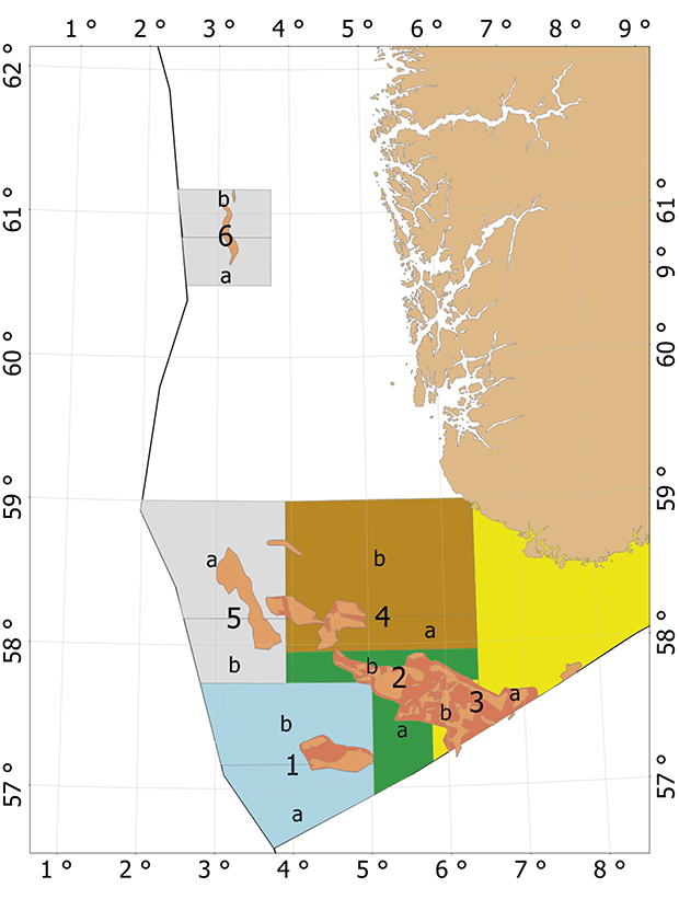 Figur 4.4 Områdebegrensninger for tobisfiske.