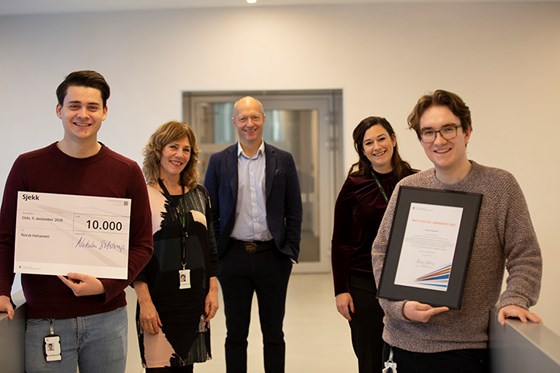 Norsk Helsenett er tildelt prisen årets beste lærebedrift 2020