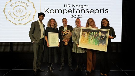 Fra utdelingen av HR Norges kompetansepris. Foto: HR Norge