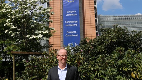 Martin Rutherfurd jobber som nasjonal ekspert i Europakommisjonen i Brussel