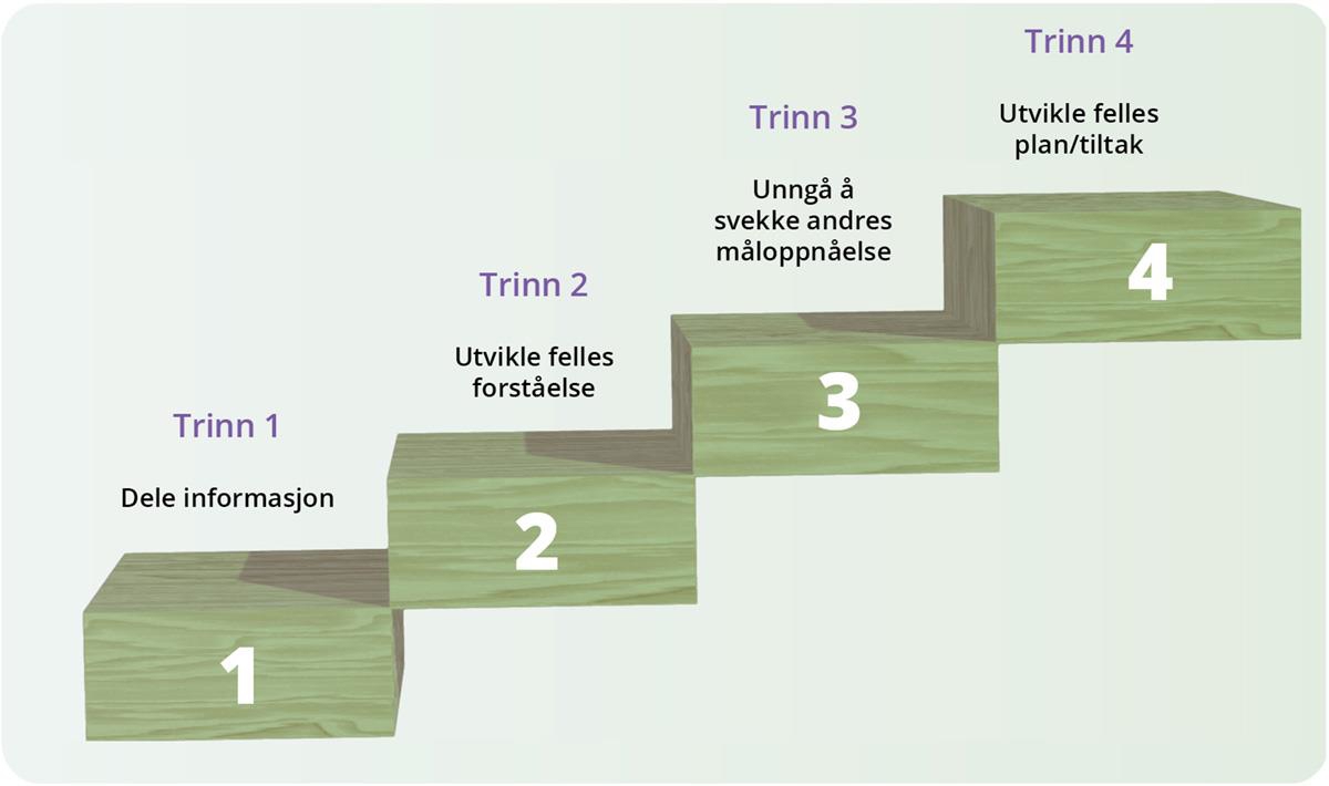 illustrasjon av samordningsstigen