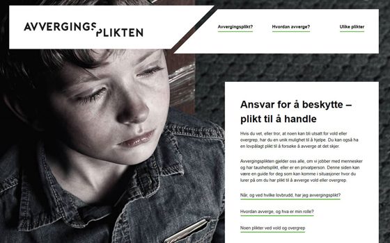 Skjermbilde fra nettsiden plikt.no.