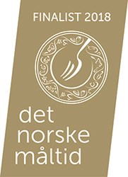 Finalistlogo Det Norske Måltid 2018. Eier: Det Norske Måltid