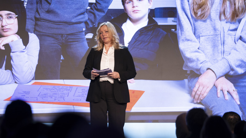 Arbeids- og inkluderingsminister Kjersti Stenseng under IMDis årskonferanse