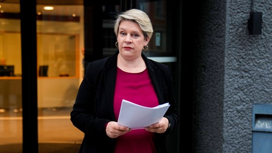 Arbeids- og inkluderingsministeren Marte Mjøs Persen