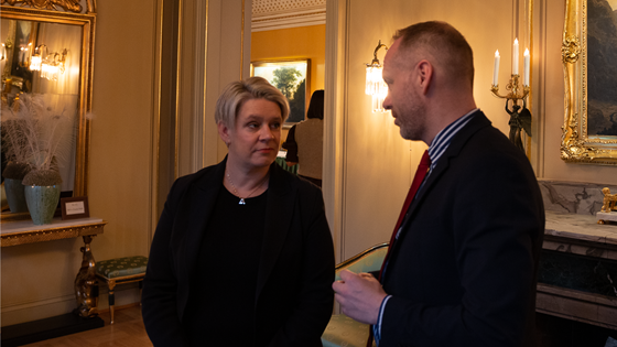 inkluderingsminister Marte Mjøs Persen  møter Social- og arbejdsminister Gudmundur Ingi Gudbrandsson