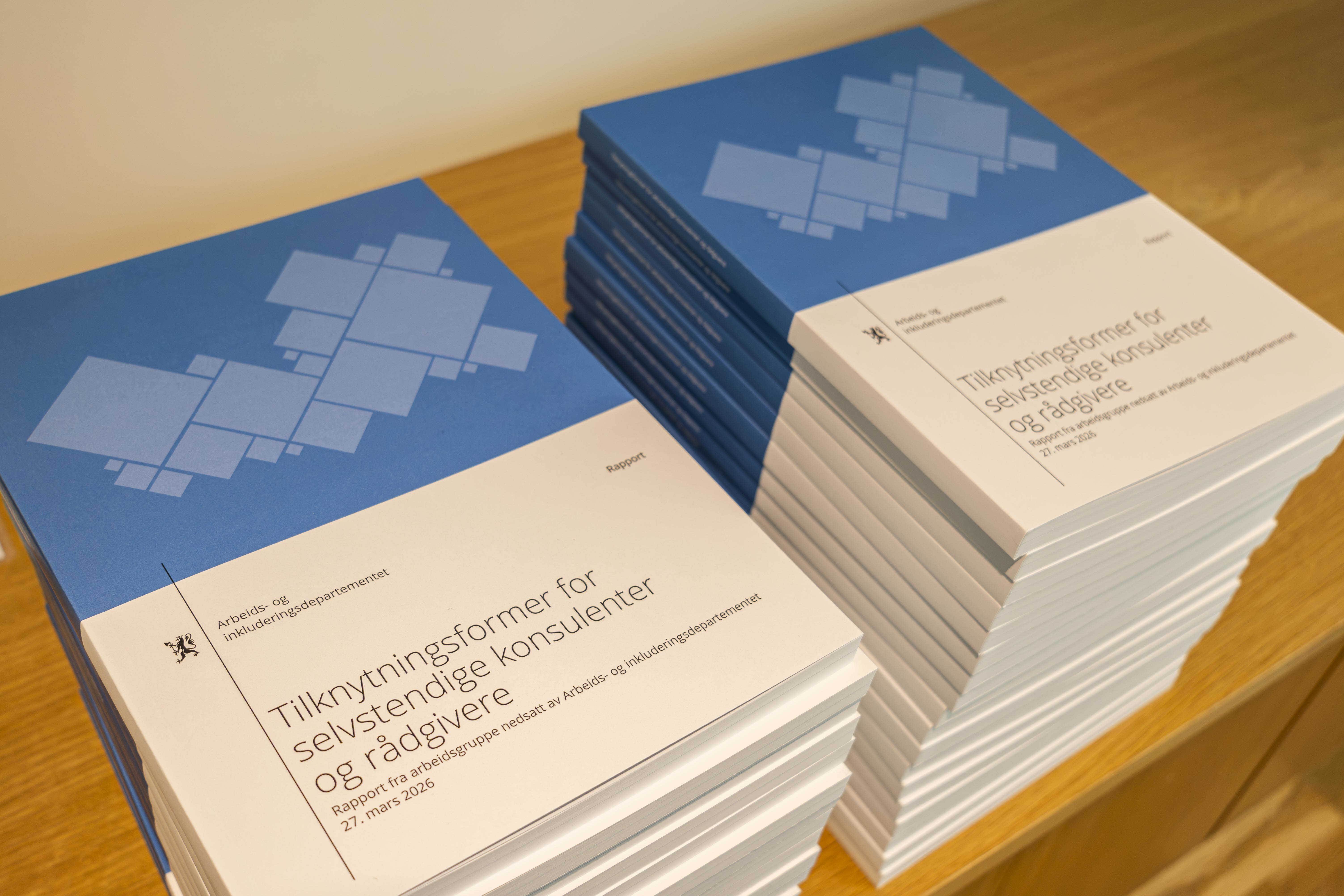 Rapporten fra arbeidsgruppa om tilknytningsformer for selvstendige konsulenter og rådgivere