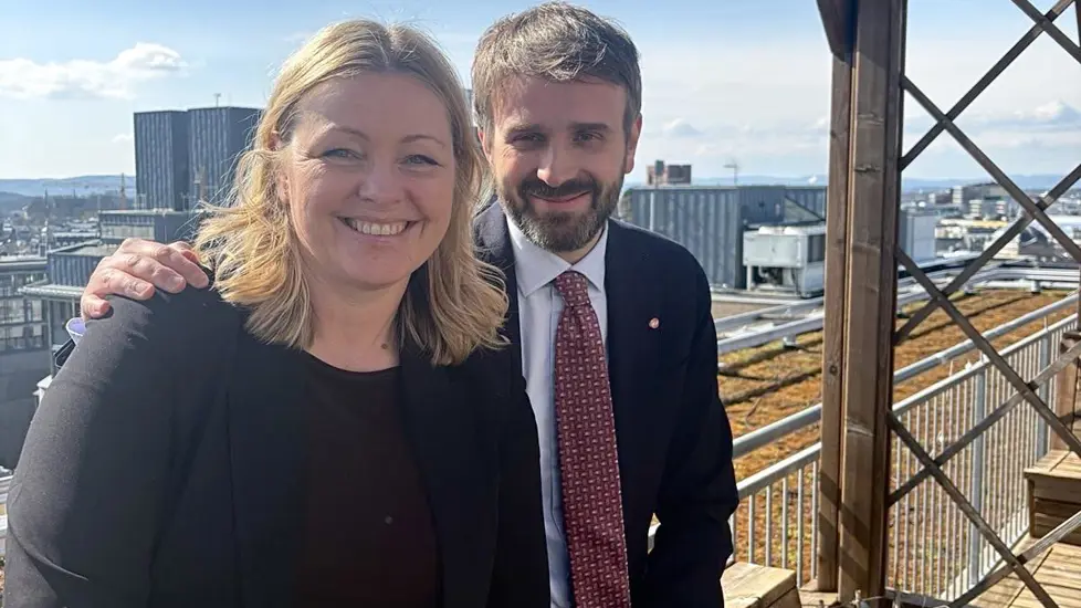 Arbeids- og inkluderingsminister Kjersti Stensengg og helse- og omsorsminister Jan Christian Vestre