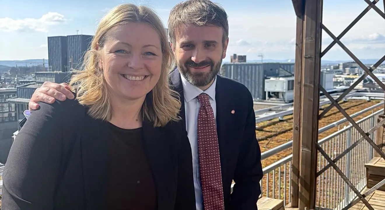 Arbeids- og inkluderingsminister Kjersti Stensengg og helse- og omsorsminister Jan Christian Vestre