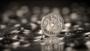 Bilete av norske kroner