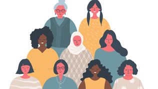 Illustrasjon av kvinner