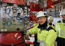 Her kommer oljen opp fra brønnen