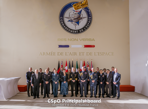 From December 2-4, 2025, the annual Combined Space Operations (CSpO) Initiative Principals’ Board convened in Toulouse, France.