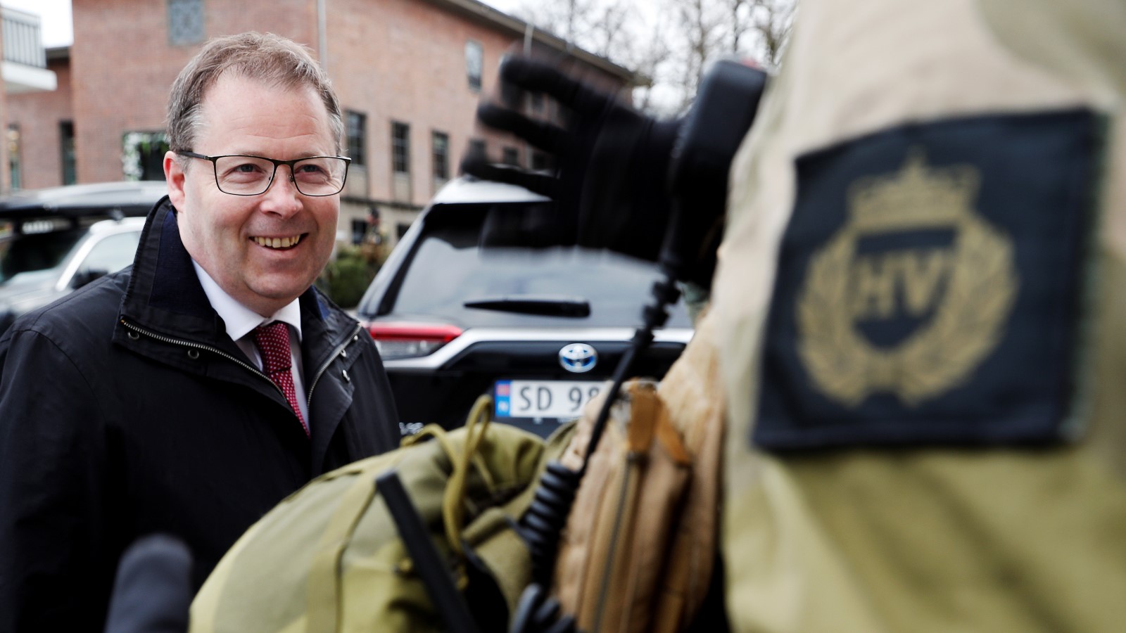 Forsvarsminister Bjørn Arild Gram