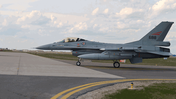 F-16-flyene er på beredskap fra 1. mai