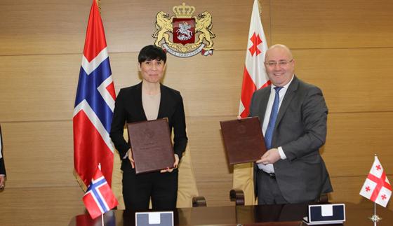 Den norske og den georgiske forsvarsministeren undertegnet en bilateral samarbeidsplan for 2017.