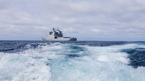 Illustrasjonsbilde: Sjøforsvarets kystvaktfartøy KV Svalbard.