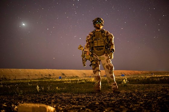 Soldat i Irak