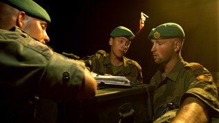 sanitetsøvelse i kosovoduring a medical exercise in kosovo