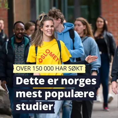 Glade studenter på studiestart på OsloMET.