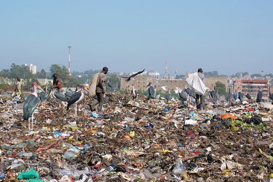 Søppelfylling utenfor Kenyas hovedstad Nairobi