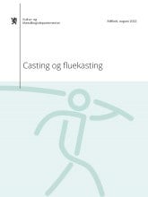 Forsiden til Målbok - Casting og fluekasting (V-1035 B)