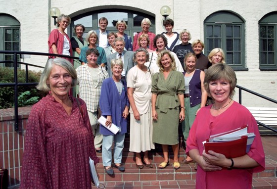 Gruppebilde av den norske delegasjonen i Beijing i 1995.