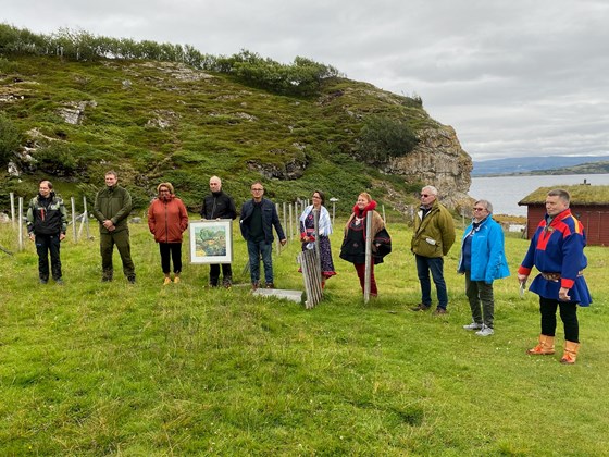 Landbruks- og matminister Olaug Bollestad delte i dag ut Nasjonal kulturlandskapspris 2020 til Goarahat og Sandvikhalvøya i Porsanger kommune i Finnmark