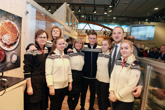 Gode medhjelpere fra Ole Vig videregående skole i Stjørdal.