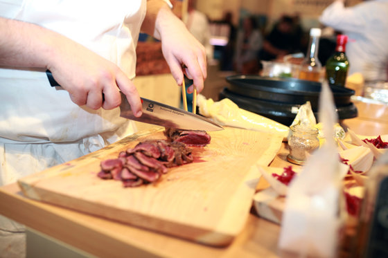 Knivskarpt på kjøkkenet.