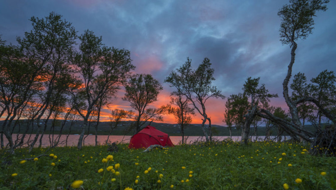 Bjørkvatnet i Trøndelag.