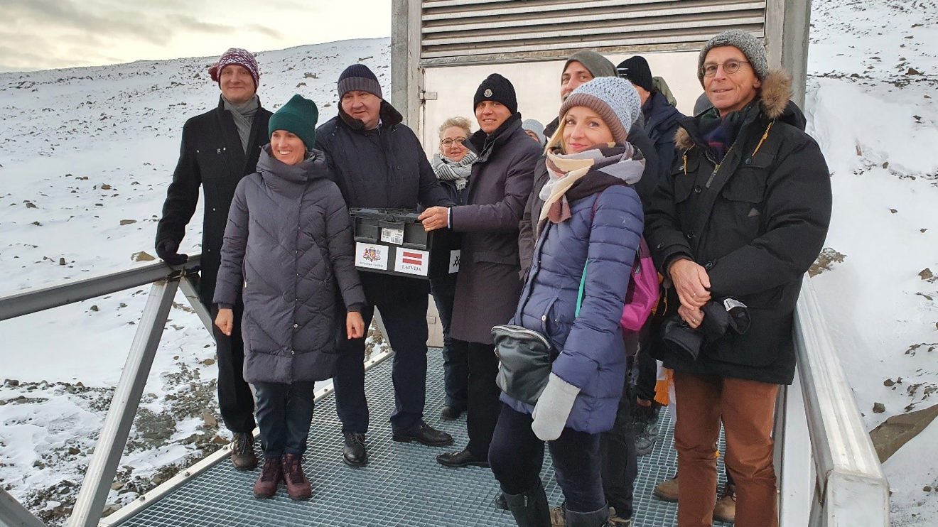 Delegasjon fra Latvia.