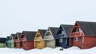 Hus på Svalbard