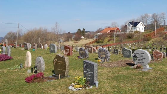 Kirkegården ved Alversund kirke