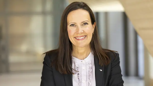 Portrett av fiskeri- og havministeren.