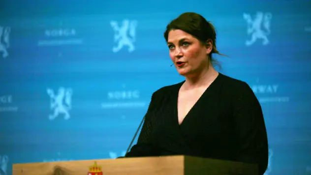 Næringsminister Cecilie Myrseth presenterer Statens eierrapport 2025.