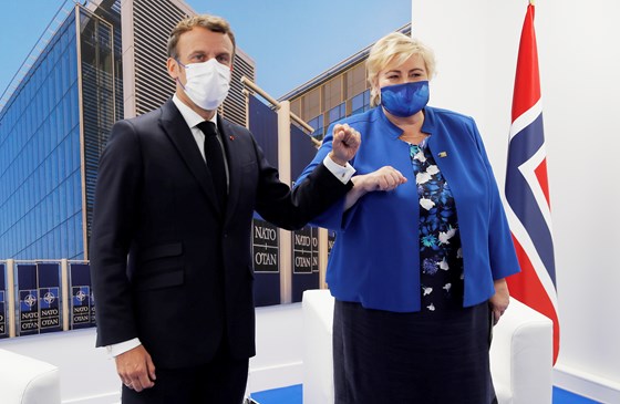 Macron og Solberg