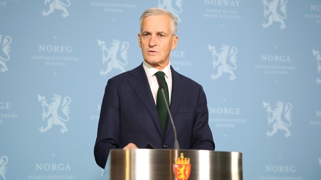 Statsminister Jonas Gahr Støre