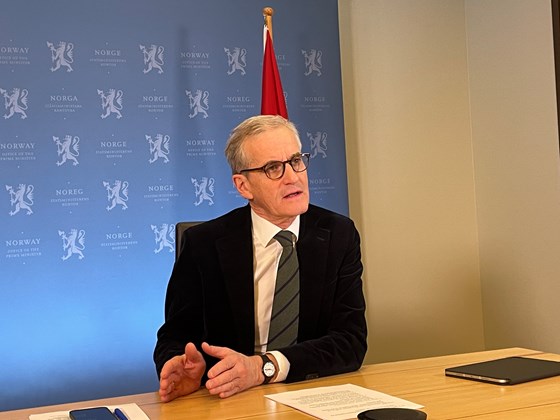 Statsminister Støres møte med Litauens president.