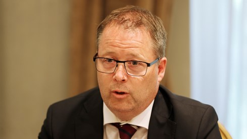 Forsvarsminister Bjørn Arild Gram (Sp).