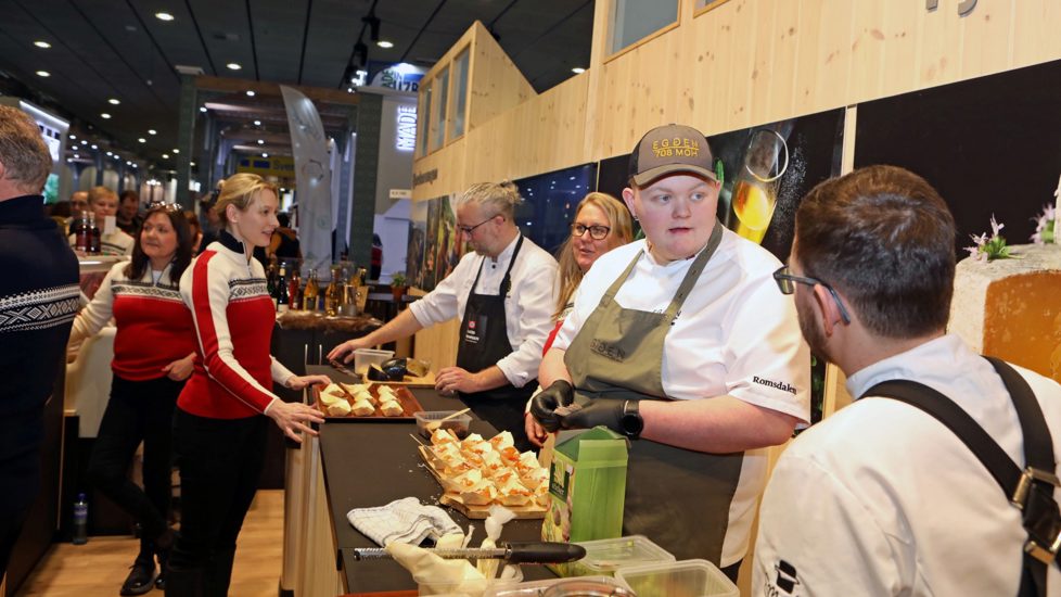 Lærling Magnus Kroken frå Åndalsnes.