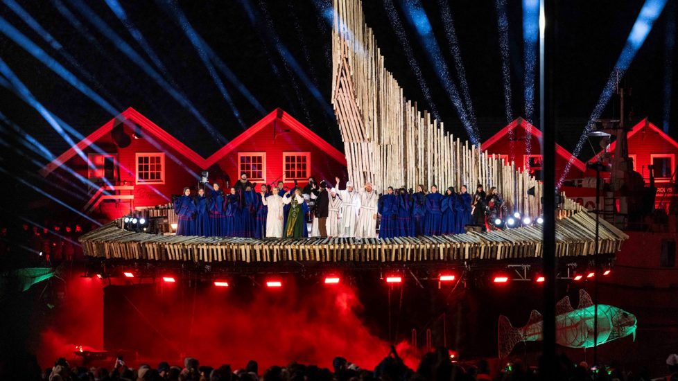 Åpningsshow for Bodø som europeisk kulturhovedstad.