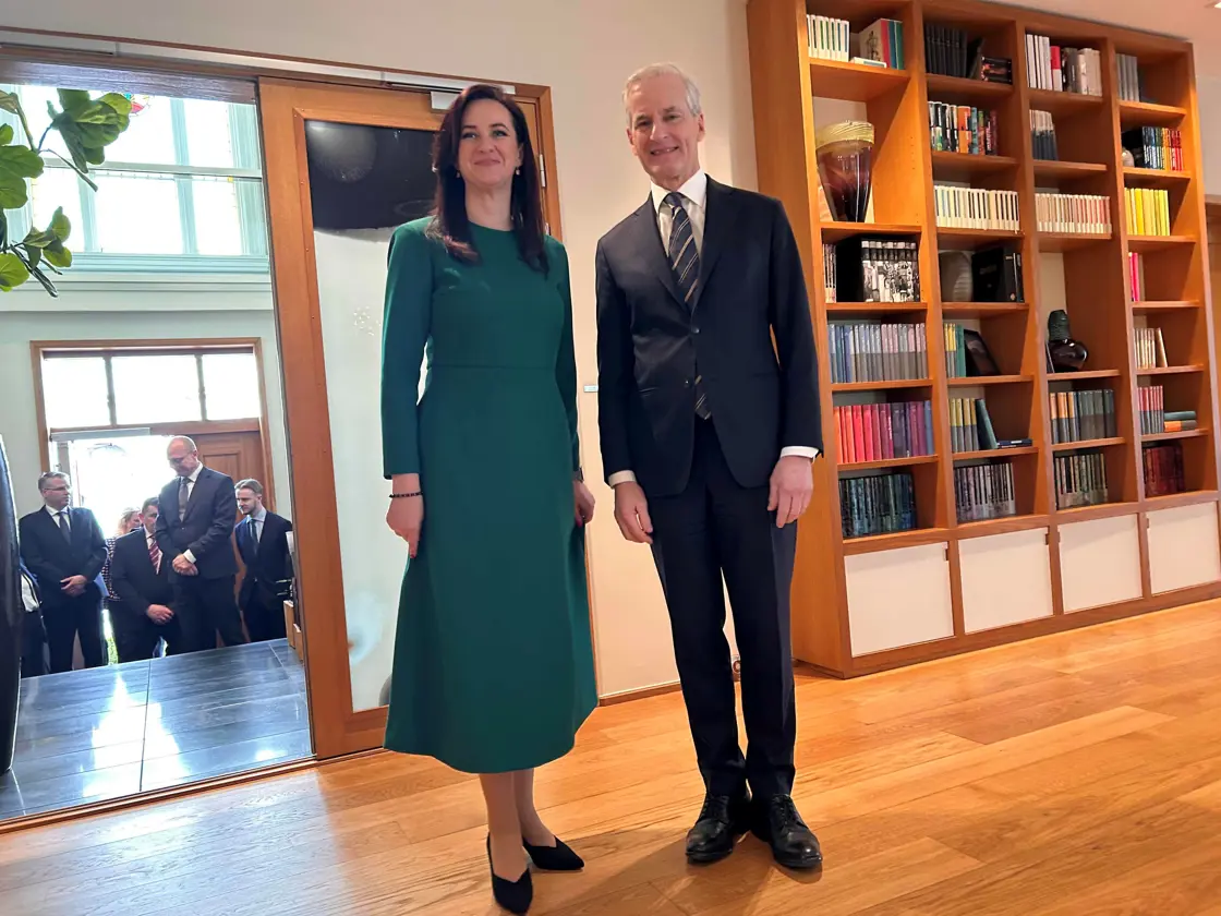 Statsministeren møtte Litauens statsminister